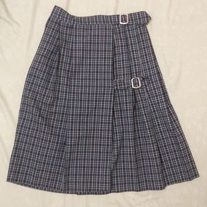 Vintage plaid skirt